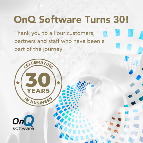 OnQ Software 30 year anniversary