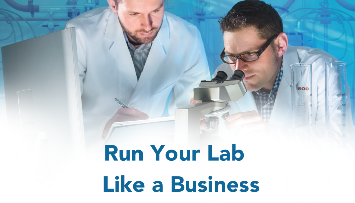 Run your lab like a business